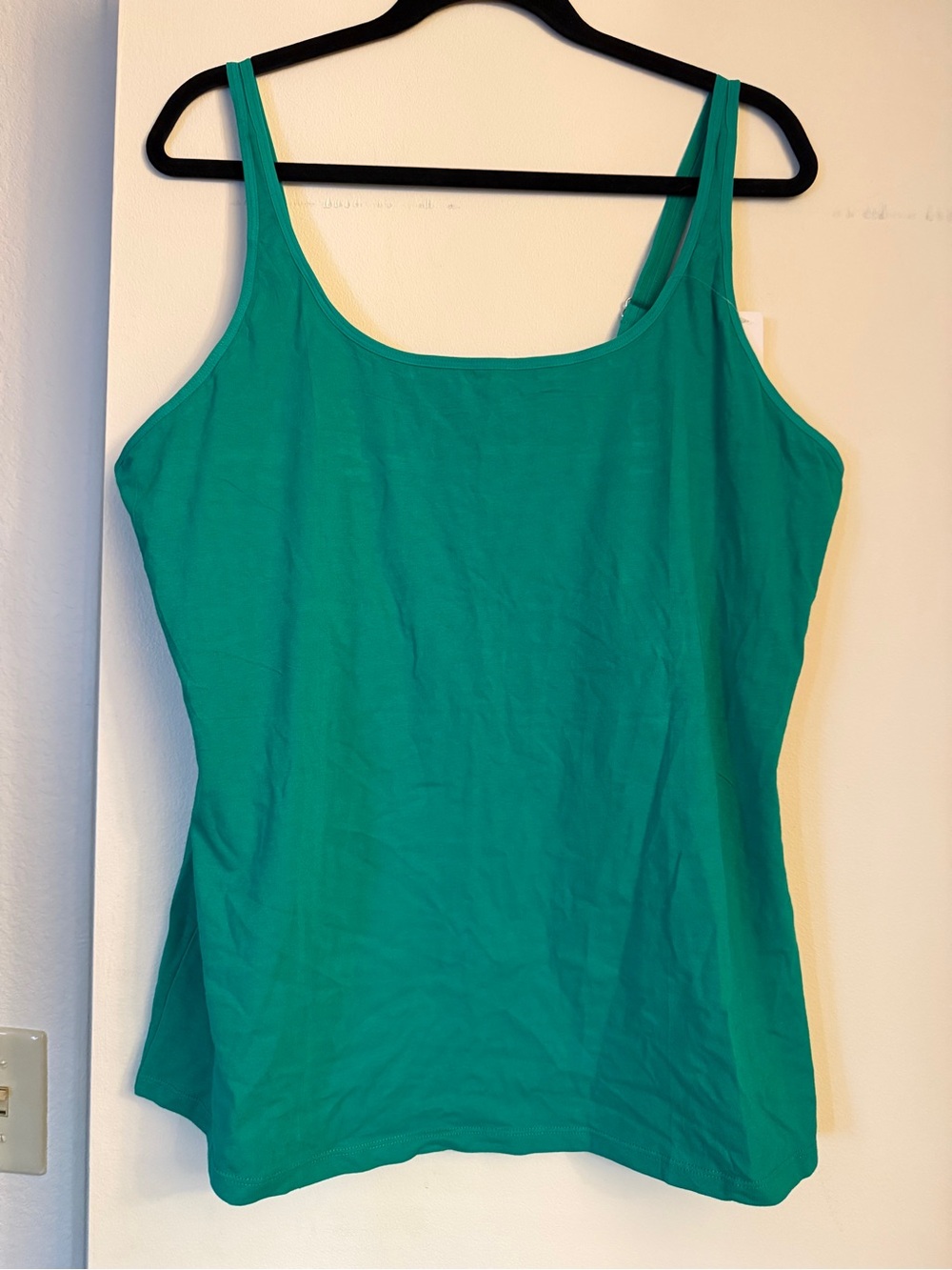 Women's Teal Scoop Neck Tank Top - Classic Layering Tee